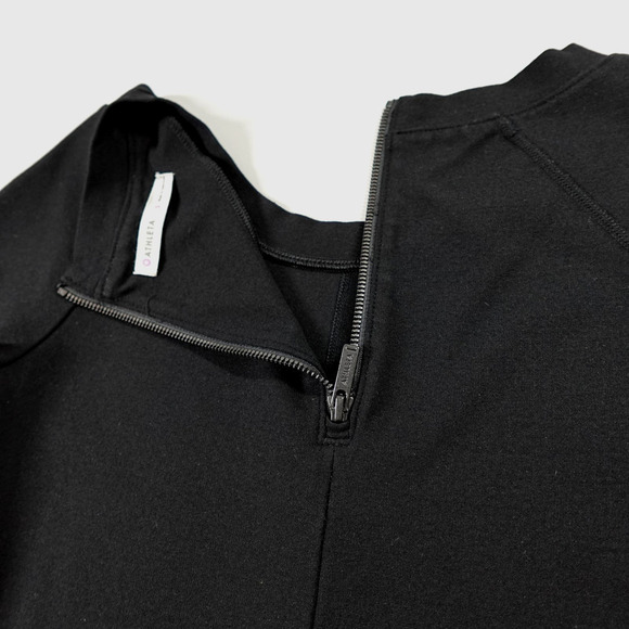 Athleta Dress Womens Small Black Ponte Fit and Flare En Route Career Office - Picture 4 of 16